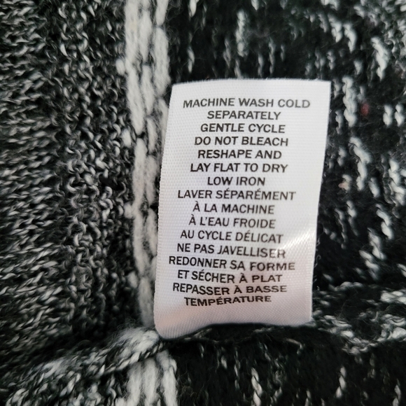 Northern Reflections Striped Open-Front Cardigan, Petite M - Picture 7 of 9